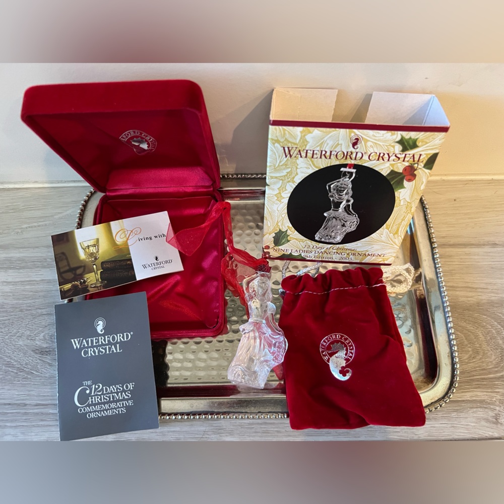 WATERFORD CRYSTAL 12 Days of Christmas Ornament
